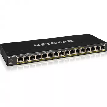 NETGEAR GS316P Nevaldomas Gigabit Ethernet (10/100/1000) Power over Ethernet (PoE) Juodas