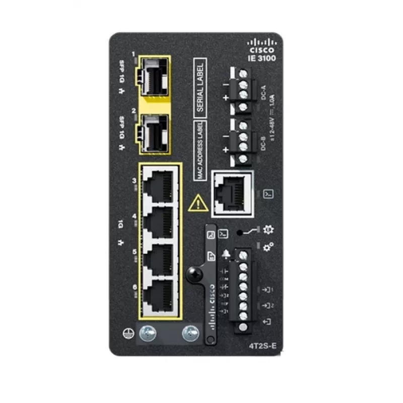 Komutuojamasis komutatorius Cisco Catalyst IE3100 L2 Gigabit Ethernet 4 prievadai
