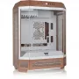 PC korpusas Thermaltake The Tower 600 Midi Tower Mocha — ATX/Micro-ATX/Mini-ITX, grūdintas stiklas, 1x3,5 colio + 2x2,5 colio, 4x USB 3.2