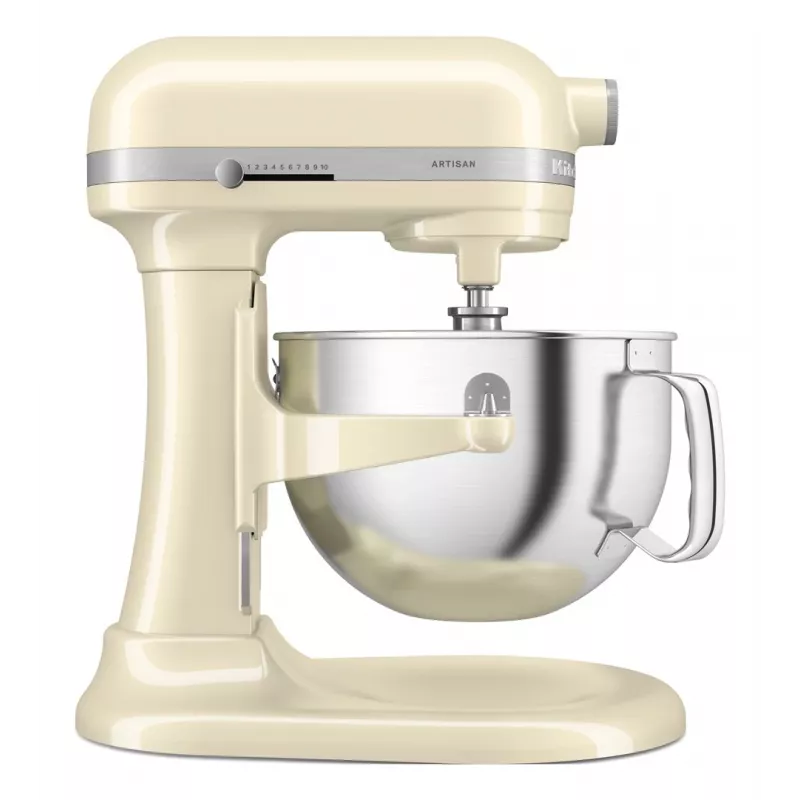KitchenAid 5KSM60SPXEAC stacionarus maišytuvas 375 W Kreminė, Pilka, Nerūdijantis plienas