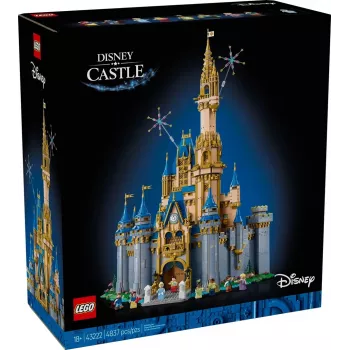 Modulinis LEGO Disney pilies rinkinys 43222 — 4837 detalės, 8 minifigūrėlės, demonstracinis modelis 590×330×800 mm