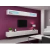 Cama svetainės baldų komplektas VIGO 11 baltas/baltas blizgus