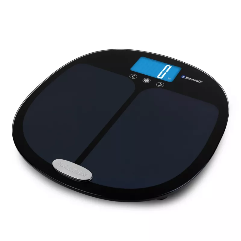Vonios svarstyklės Salter 9192 BK3R Curve Bluetooth Smart Analyser