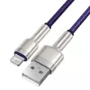 USB-A į Lightning laidas Baseus 1 m — USB duomenų laidas, violetinis