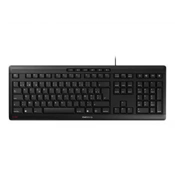 Klaviatūra CHERRY STREAM JK-8500BE-2 Biuro USB AZERTY Belgų Juoda