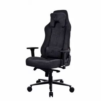 Arozzi Soft Fabric/Metal/Aluminium | Žaidimų kėdė | Vernazza Soft Fabric | Pure Black