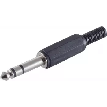 Stereo 3,5 mm kištukas ShiverPeaks 50100 — plastikinis korpusas, 3,5 mm stereo garso jungtis