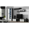 Cama TV stovas SOHO 180 pilkas/baltas blizgus