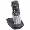 Gigaset E560 telefono DECT belaidis telefonas su skambučio numerio atpažinimu, juodas, sidabrinis