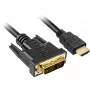 Adapter Cable HDMI > DVI-D (18+1) (black, 1 Meter)