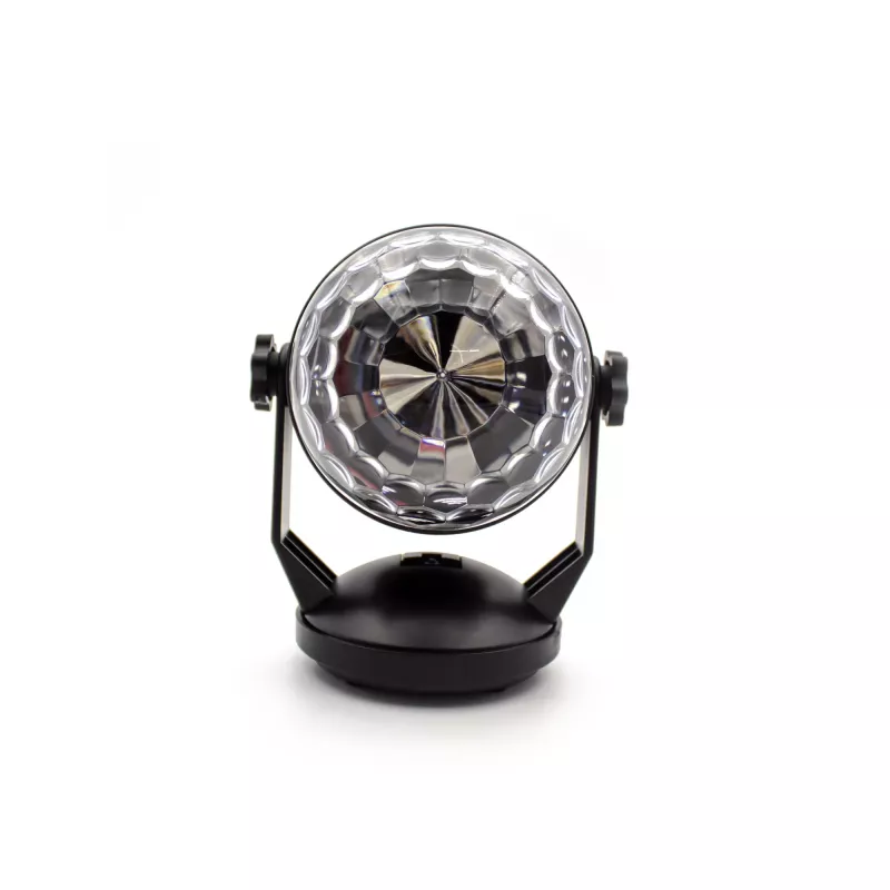 LED disko rutulio šviestuvas DENVER LDB-319 — kompaktiškas LED vakarėlių šviestuvas, modelis 117220200040
