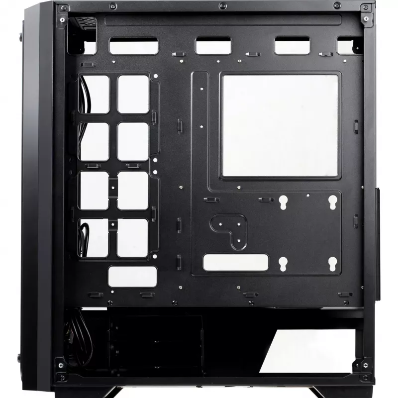 RAIJINTEK PONOS TG4 – stacionarus – PC – SPCC – juodas – ATX – EATX – EEB – mikro ATX – Mini-ATX – Žaidimams