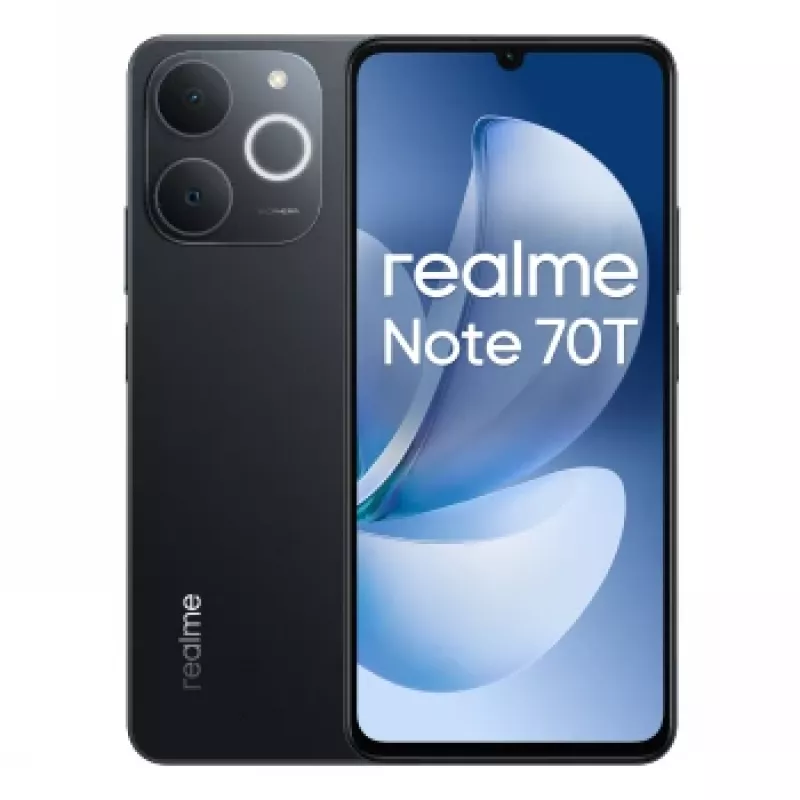 Išmanusis telefonas realme Note 70T 6.74 col. 128 GB juodas