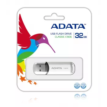 ADATA Classic Series C906 - USB atmintukas - 32 GB - USB 2.0 - Baltas