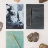 MIQUELRIUS Užrašų knygutė iš akmens popieriaus 14,2 x 20,5 tuščia, juoda kietu viršeliu 50 puslapių (A821990)