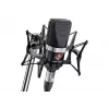 Neumann TLM 102 MT Studio-Set - didelės diafragmos kondensatorinis mikrofonas su amortizuojančiu laikikliu, juodas