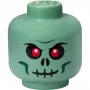 LEGO Storage Head Skeleton, laikymo dėžė juoda/raudona, didelė