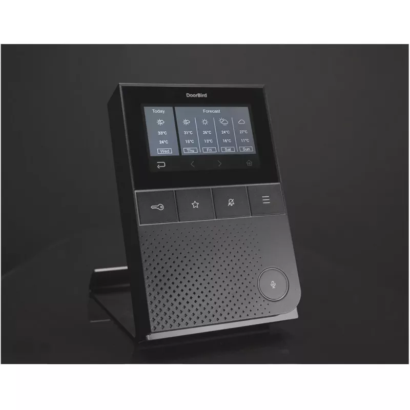 IP vaizdo domofonas DoorBird A1101 Juoda Edition — IP vaizdo prieigos valdymo durų stotelė (modelis A1101)