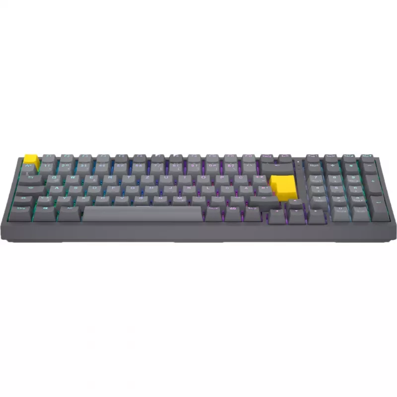 Celeris 1800, žaidimų klaviatūra pilka, DE išdėstymas, ENDORFY Geltona by Gateron