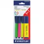 Marker Staedtler Textsurfer classic 364 4 vnt. Plokščias antgalis Žalia Rožinė Balta