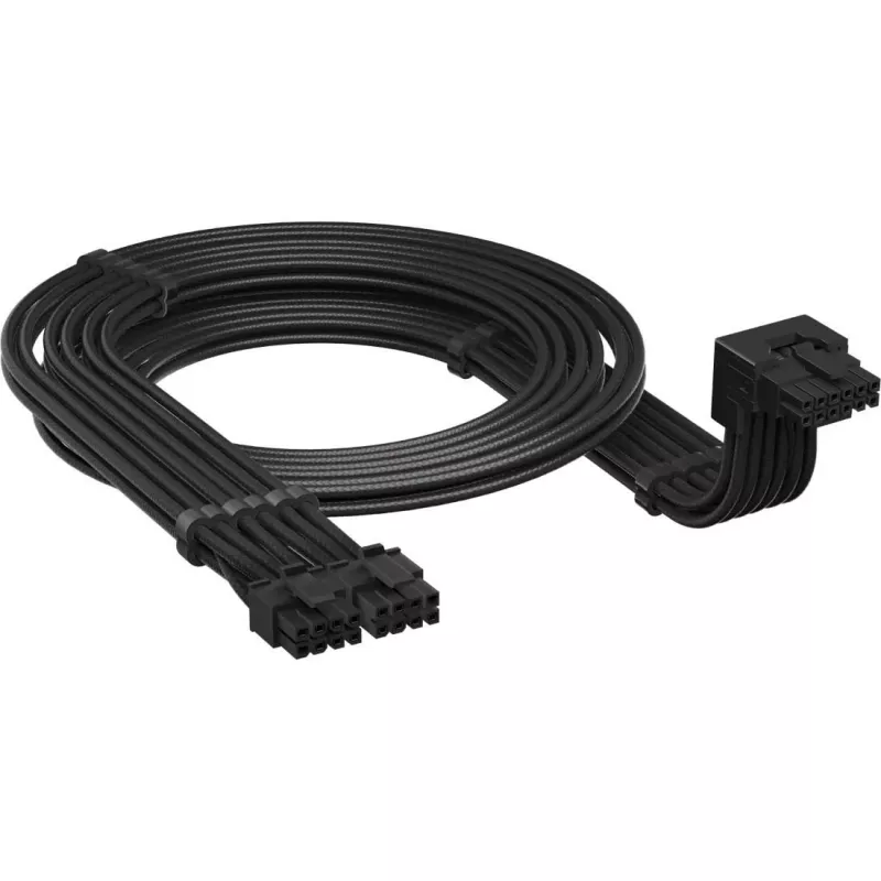 PCIe GPU maitinimo laidas CORSAIR Type 5 90° 12V 2x6 Style A