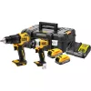 Elektrinių įrankių rinkinys DeWALT DCK2062E2T-QW, 1/4 colio griebtuvas, 200 N⋅m sukimo momentas