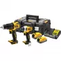 Elektrinių įrankių rinkinys DeWALT DCK2062E2T-QW, 1/4 colio griebtuvas, 200 N⋅m sukimo momentas