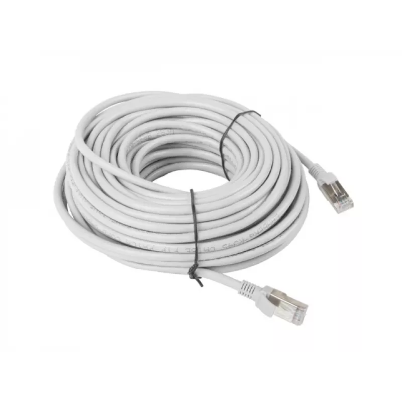 LANBERG tinklo kabelis Cat5e U/UTP RJ-45 į RJ-45 20 m Pilkas, 26 AWG, CCA laidininkas