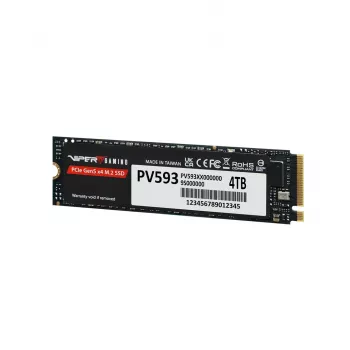 M.2 2280 PCIe Gen5 x4 SSD PATRIOT PV593 4TB NVMe 14000/13000 MB/s, TBW 3000, NVMe 2.0