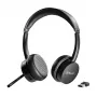Laisvų rankų įranga Tellur Voice Pro belaidė skambučių centro ausinė, juoda TLL411007