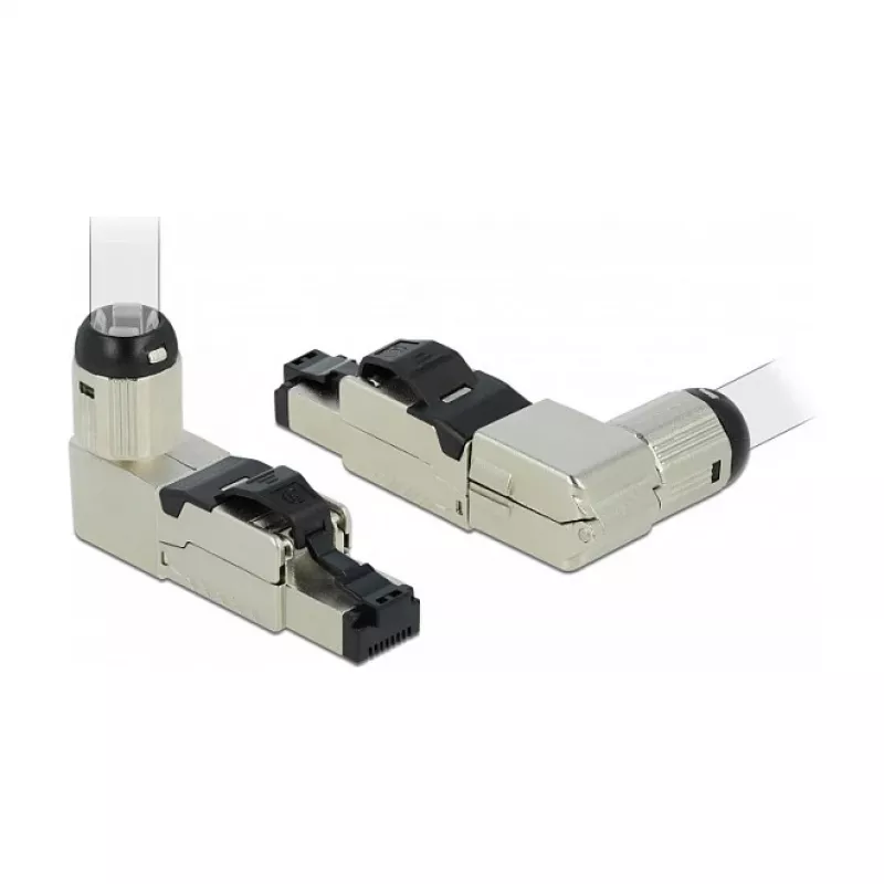 Laido jungtis DeLOCK 86489 1x RJ-45 Pilka