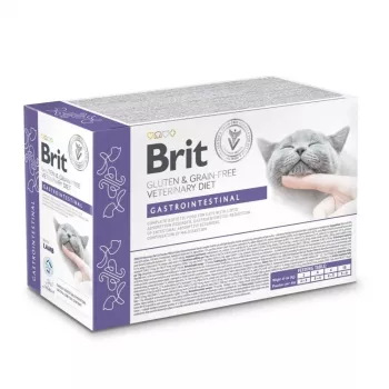 BRIT Veterinary Gastrointestinal Lamb - šlapias kačių maistas - 12x85g