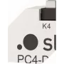 Steinel PC4‑DALI‑2 sieninis valdymo blokas, balta, mygtukų valdymas, 43×15×50 mm, -20–50 °C
