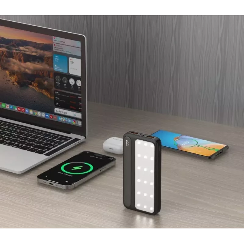 Powerbank P10 LCDPD 10 000 mAh LAMP