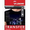 Transferinis popierius Lomond A4 tamsiems audiniams, 10 lapų