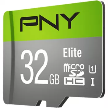 „MicroSDHC“ atminties kortelė PNY Elite 32 GB 10 klasės UHS-I P-SDU32GU185GW-GE