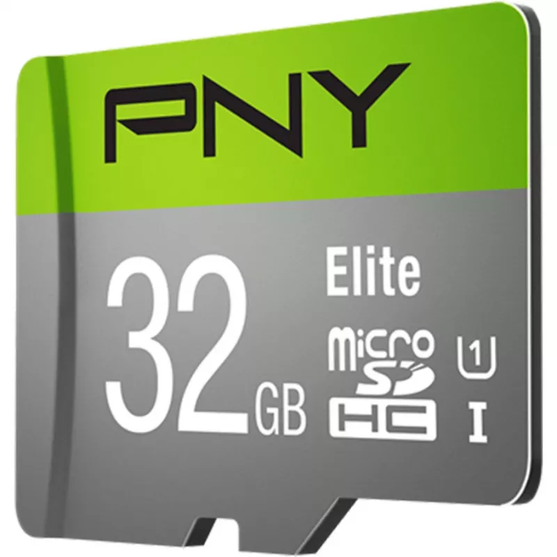 „MicroSDHC“ atminties kortelė PNY Elite 32 GB 10 klasės UHS-I P-SDU32GU185GW-GE