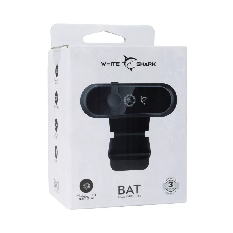 Internetinė kamera White Shark GWC-005 1080p BAT – 1080p raiška, USB jungtis