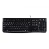 Desktop MK120, laidinis, USB, QWERTZ, juodas, pelė į komplektą įeina