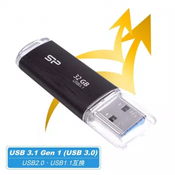 Silicon Power Blaze B02 USB atmintukas 32 GB USB Type-A 3.2 Gen 1 (3.1 Gen 1) Juoda
