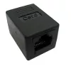 RJ-45 modulinė mova VALUE Cat.6 neekranuota juoda
