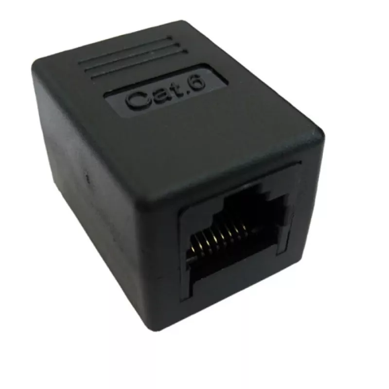 RJ-45 modulinė mova VALUE Cat.6 neekranuota juoda