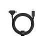 Įkrovimo ir duomenų kabelis native union Belt kabelis Duo Pro USB-C į USB-C ir Lightning juodas