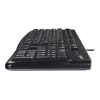 K120 laidinė klaviatūra, laidinė, USB, QWERTZ, juoda