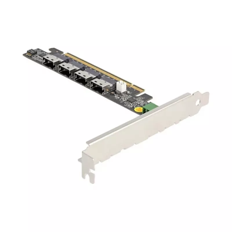DeLOCK PCI Express x16 kortelė į 4 x vidinius SFF-8654 4i NVMe atšakoms