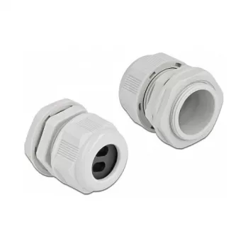 Kabelio sandariklis DeLOCK 60392 Pilkas Plastikinis 2 vnt.