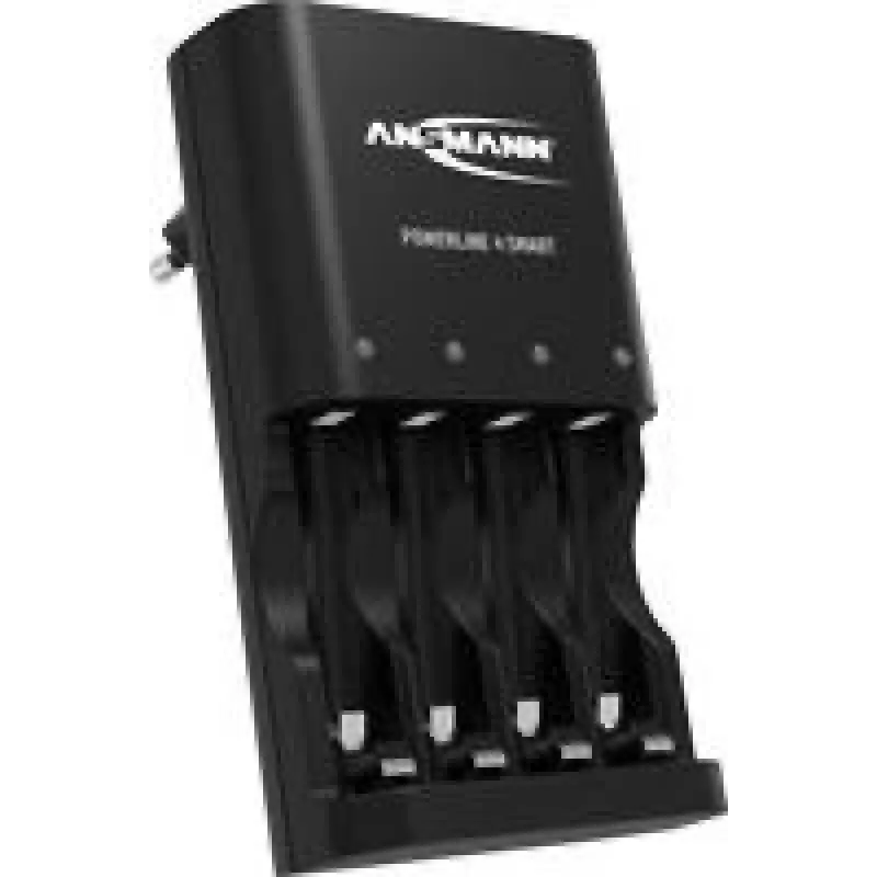 Ansmann Powerline 4 Smart Rundzellen-Charger NiCd, NiMH Micro (AAA), Mignon (AA) (990-00113)