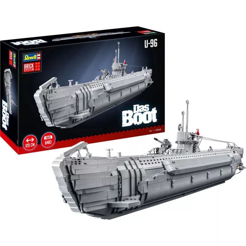 Žaislinis konstruktorius REVELL Revell U-Boat Das Boot Brick System modelio rinkinys MPN 00960