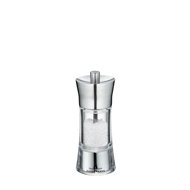 Zassenhaus druskos malūnėlis Aachen Akrilo Stiklas/Inox 14 cm