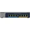 NETGEAR MS108TUP Nevaldomas L2 2.5G Ethernet (100/1000/2500) Power over Ethernet (PoE) Pilka